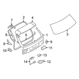 BMW OE - Lift Gate - Gate & Hardware