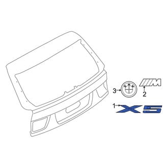 BMW OE - Rear Hatch Emblem