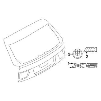 BMW OE - Lift Gate - Exterior Trim