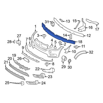 BMW OE - Front Bumper Impact Absorber