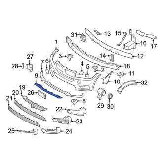 BMW OE - Front Bumper Trim