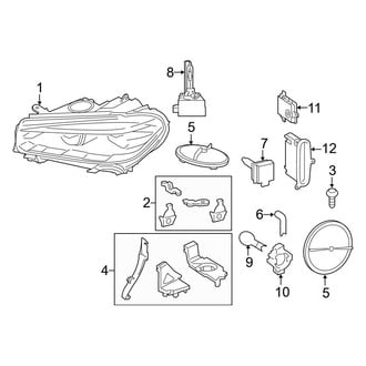BMW OE - Front Lamps - Headlamp Components (Headlamp & Bulbs, Xenon Lamps)