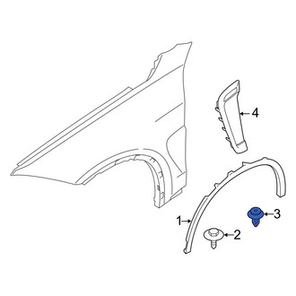 BMW OE - Wheel Arch Flare Rivet