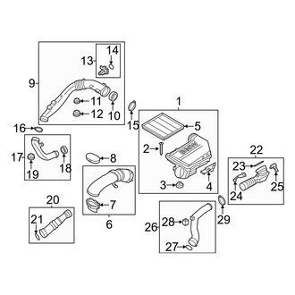 BMW OE - Engine - Air Intake (3.0L Gas)