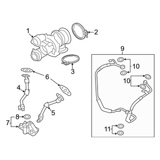BMW OE - Engine - Turbocharger & Components (Turbocharger & Lines), (M)