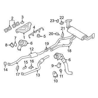 BMW OE - Exhaust System - Exhaust Components (xDrive50i)