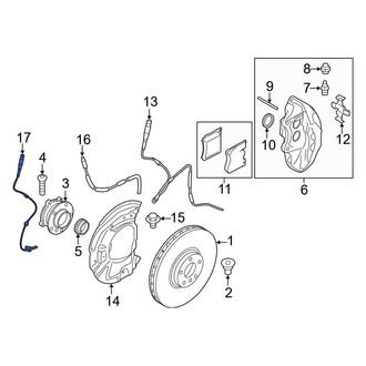 BMW OE - Front ABS Wheel Speed Sensor