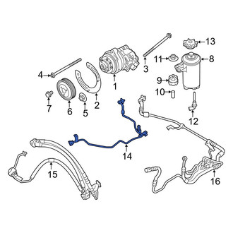 BMW OE - Power Steering Pressure Hose