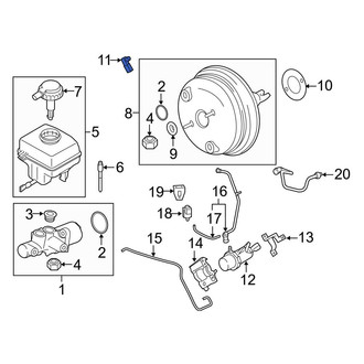 BMW OE - Power Brake Booster Vacuum Sensor
