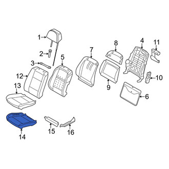 BMW OE - Front Seat Cushion Pad