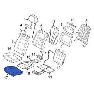BMW OE - Front Right Seat Cushion Pad