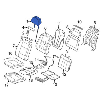 BMW OE - Front Headrest