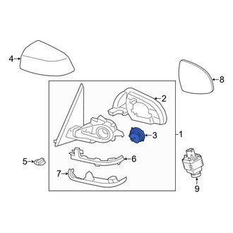 BMW OE - Front Door Mirror Drive Motor