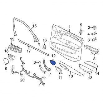 Bmw x5 door store panel parts