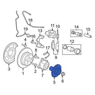 BMW OE - Rear Wheel Hub