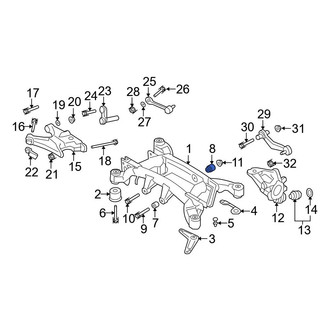 BMW OE - Rear Suspension Crossmember Insulator