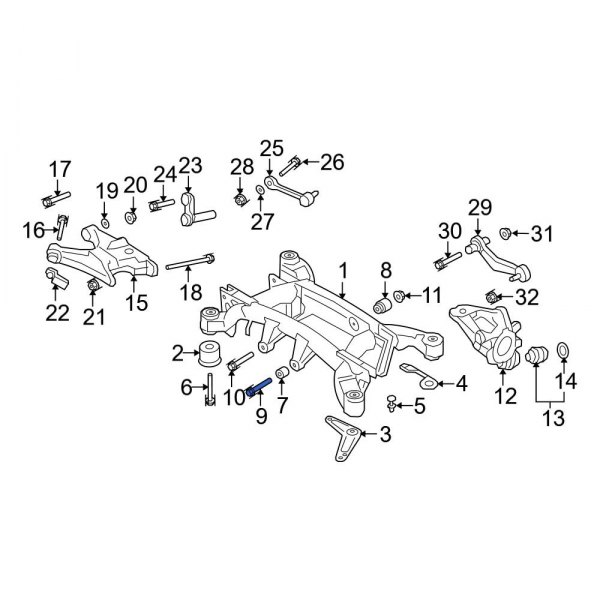 Suspension Crossmember Bolt