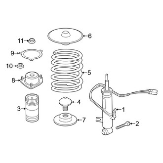 BMW OE - Rear Suspension - Struts & Components (With Adaptive Drive), (sDrive35i / xDrive35d / xDrive35i / xDrive40e / xDrive50i)