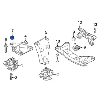 BMW OE - Bumper Impact Absorber Nut