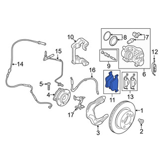 BMW OE - Front Disc Brake Pad Set