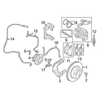 BMW OE - Front Suspension - Brake Components (W/O M Sport Brake)
