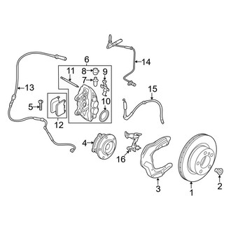 BMW OE - Front Suspension - Brake Components (With M Sport Brake)