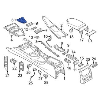 BMW OE - Automatic Transmission Shift Cover Plate
