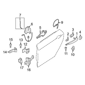 BMW OE - Rear Door - Lock & Hardware