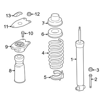 BMW OE - Rear Suspension - Shocks & Components (W/O Adaptive M Suspension)