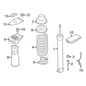 BMW OE - Rear Suspension - Shocks & Components (With Adaptive M Suspension)