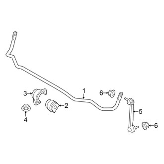 BMW OE - Rear Suspension - Stabilizer Bar & Components (Base)