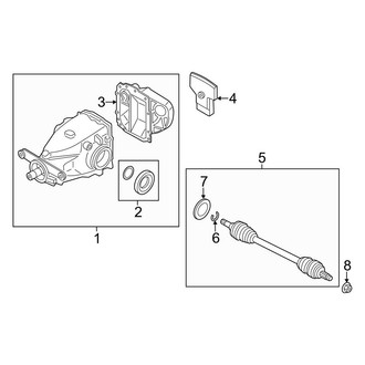 BMW OE - Rear Suspension - Axle & Differential