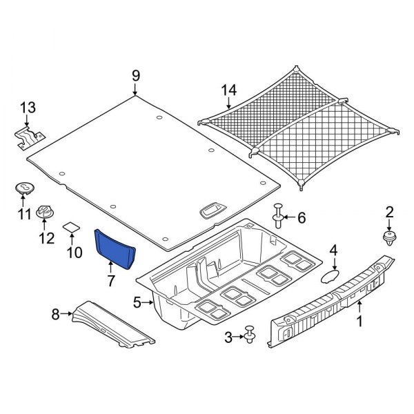 Trunk Trim Panel Insert