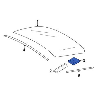 BMW OE - Rear Back Glass Clip