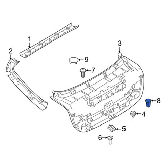 BMW OE - Rear Liftgate Trim Cover Nut