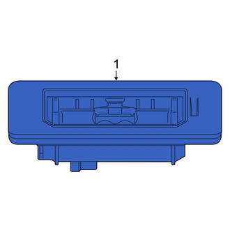 BMW OE - Rear License Plate Light Assembly