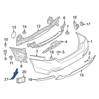 BMW OE - Right Blind Spot Detection System Warning Sensor Bracket
