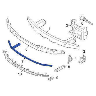 BMW OE - Front Lower Bumper Cover Support Rail