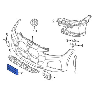 BMW OE - Front License Plate Bracket