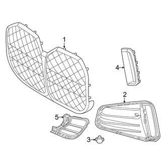 BMW OE - Front Bumper - Grille & Components (With M Sport Design)