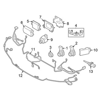 BMW OE - Front Bumper - Electrical Components (With M Sport Design)