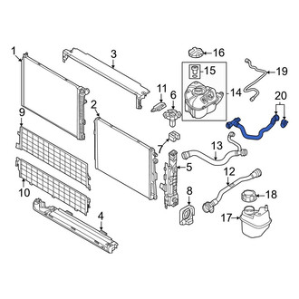 BMW OE - Turbocharger Coolant Supply Line