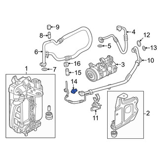 BMW OE - A/C Refrigerant Pressure Sensor