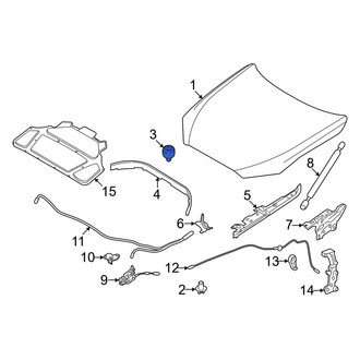 BMW OE - Front Hood Stop Buffer