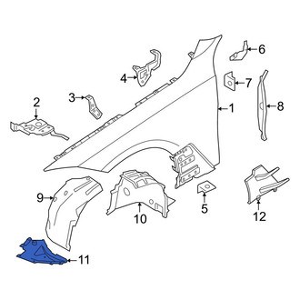 BMW OE - Front Left Fender Liner Extension