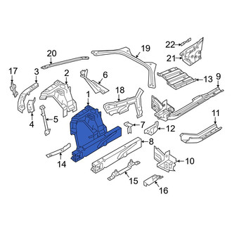 BMW OE - Front Right Frame Side Member Assembly