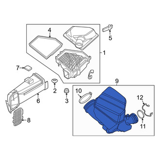 BMW OE - Engine Air Intake Resonator