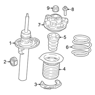 BMW OE - Front Suspension - Struts & Components (W/O Adaptive M Suspension)