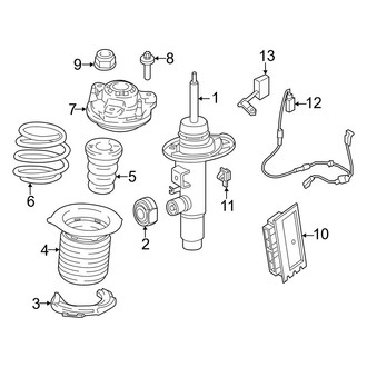 BMW OE - Front Suspension - Struts & Components (With Adaptive M Suspension)