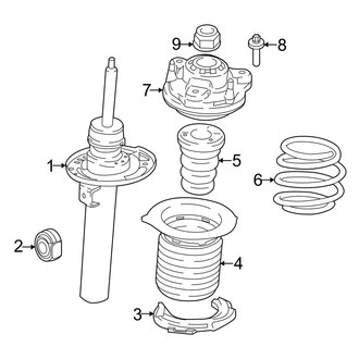 BMW OE - Front Suspension - Struts & Components (W/O Adaptive M Suspension)